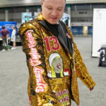 Super Bowl 2025 Taylor Swift Golden Sequined Jacket