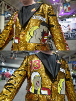 Super Bowl 2025 Taylor Swift Golden Sequined Jacket - Image 2