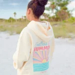 Miss Diana Women’s Endless Summer Fleece Hoodie - Image 2