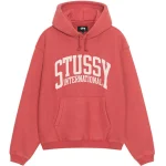 Stussy Unisex International Carrot Red Hoodie