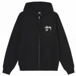 8 Ball Zip Black Hoodie - Image 2