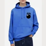 8 Ball Unisex Stussy Blue Hoodie