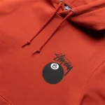 8 BALL Unisex Red Hoodie - Image 2