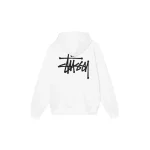 Stussy Basic Fleece Hoodie - Image 3