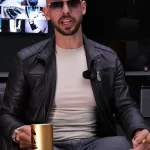 Andrew Tate Black Leather Jacket