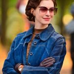 Anne Hathaway Armageddon Time 2022 Denim Coat