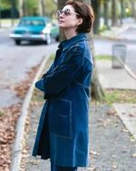 Anne Hathaway Armageddon Time 2022 Denim Coat - Image 5