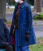 Anne Hathaway Armageddon Time 2022 Denim Coat - Image 9