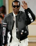 ASAP Rocky Paris Fashion Week 2024 Black Jacket