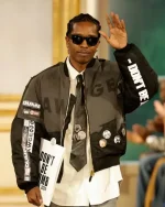 ASAP Rocky Paris Fashion Week 2024 Black Jacket - Image 2