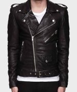 Austin Butler The Bikeriders Black Leather Jacket - Image 3