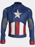 Avengers Endgame Captain America Blue Cosplay Jacket