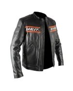 Bill Goldberg Harley Davidson Leather Jacket - Image 2