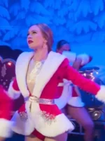 Britt Robertson The Merry Gentlemen Christmas Coat - Image 2