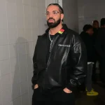 Drake Amici Violente Black Leather Jacket - Image 2