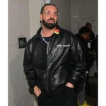 Drake Amici Violente Black Leather Jacket - Image 3