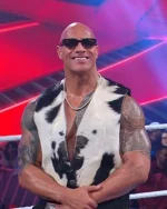 Dwayne Johnson WWE Raw Cow Print Vest - Image 2
