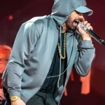 Eminem Grey Polyester Hoodie