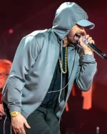 Eminem Grey Polyester Hoodie