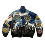 Golden State Warriors 7 Time Champions Leather Jacket