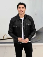 Henry Golding The Ministry of Ungentlemanly Warfare Leather Jacket - Image 2