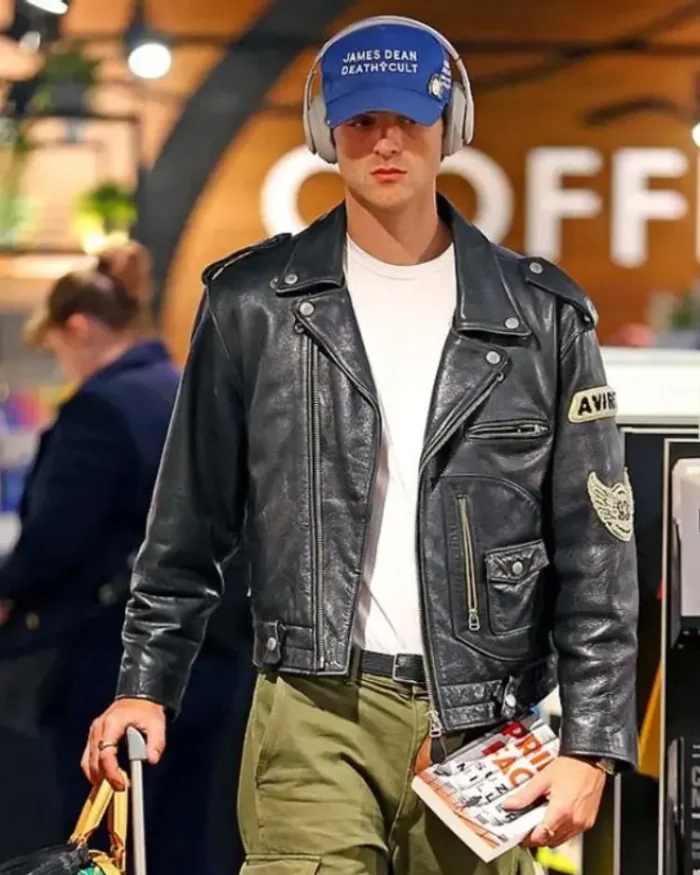 jacob-elordi-avirex-leather-jacket-01 Jacob Elordi Avirex Leather Jacket - Image 1