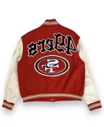 Jeff Hamilton San Francisco 49ers Varsity Jacket - Image 2