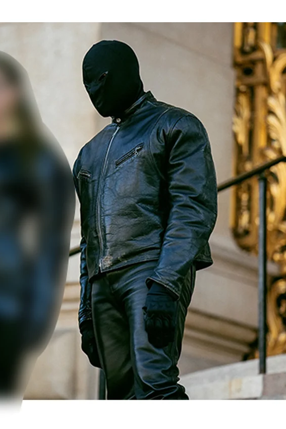 kanye-west-cafe-racer-black-leather-jacket-01 Kanye West Cafe Racer Black Leather Jacket - Image 1