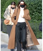 Kendall Jenner Street-style Brown Coat - Image 6