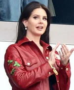 Lana Del Rey Super Bowl 2024 Leather Jacket - Image 4