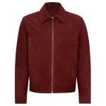 Marcello Emily in Paris S04 Red Suede Leather Jacket - Image 2