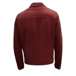 Marcello Emily in Paris S04 Red Suede Leather Jacket - Image 3