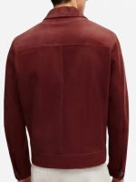 Marcello Emily in Paris S04 Red Suede Leather Jacket - Image 10