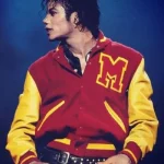 Michael Jackson Thriller M Letter Logo Varsity Jacket
