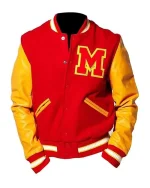 Michael Jackson Thriller M Letter Logo Varsity Jacket - Image 2