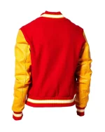 Michael Jackson Thriller M Letter Logo Varsity Jacket - Image 3
