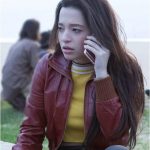 Mikey Madison Better Things S05 Maroon Leather Jacket