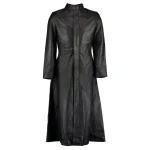 Neo Keanu Reeves Matrix Black Trench Coat - Image 3