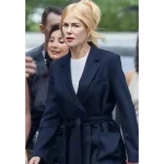 Nicole Kidman A Family Affair Blue Trench Coat - Image 3