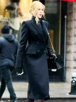 Nicole Kidman Babygirl 2024 Black Trench Coat - Image 2