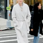 Nicole Kidman Babygirl White Coat