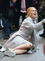 Nicole Kidman Babygirl White Coat - Image 4