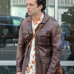 Sebastian Stan A Different Man Brown Leather Jacket