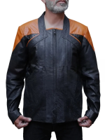 Star Trek Picard Season 3 Field Leather Jacket - Image 5