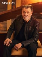 Star Trek Picard Season 3 Field Leather Jacket