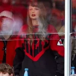 Taylor Swift Chiefs Black and Red Sweatshirt