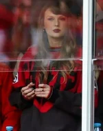 Taylor Swift Chiefs Black and Red Sweatshirt - Image 2
