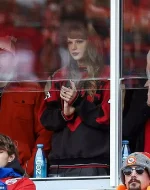 Taylor Swift Chiefs Black and Red Sweatshirt - Image 3