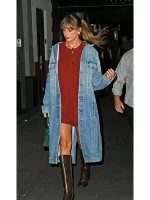 Taylor Swift Long Denim Coat - Image 2