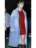 Taylor Swift Long Denim Coat - Image 3